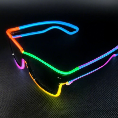 Neon led wire light glasses - neon,