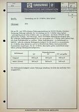 225212) Opel Manta Rekord-M+S Tyres-Tech. Info 11/1973