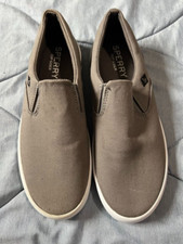 Sperry Top Sider Beige Deck Shoes Mens Size 8 US