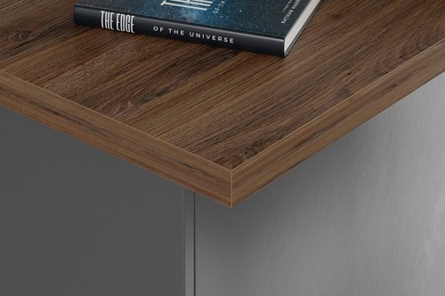 Dark oak square edge laminate - edge,