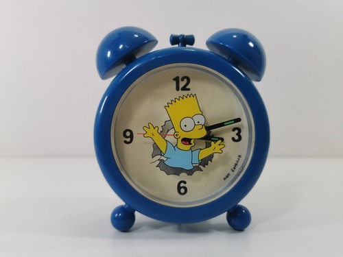 Vintage simpsons alarm clock - alarm,