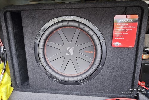 Kicker compr vented loaded - kicker, 12"