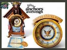 Bradford Exchange United States Navy Cuckoo Clock (Music & Action with Box COA)