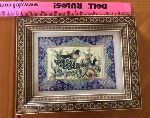 Persian miniature peacocks - persian,