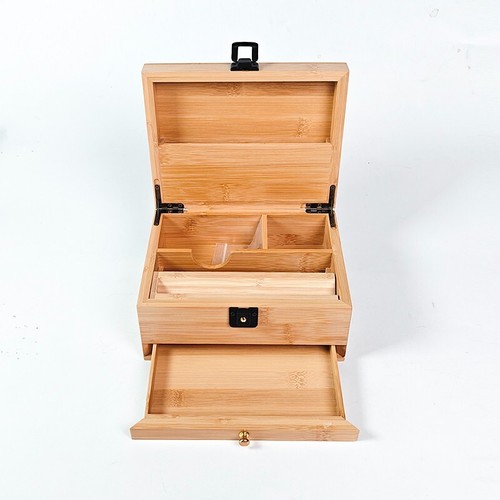 Bamboo stash box - bamboo,
