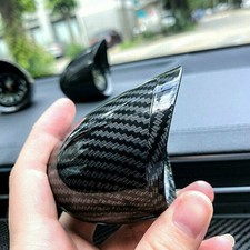 Car Interior Dashboard Clock Luminous Backlight Fiber Carbon Look Accessories