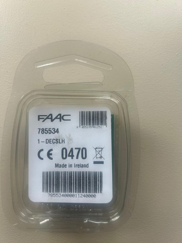 Faac dec slh 785534 frequency - dec,