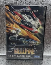 Hellfire Sega Mega Drive W/Manual Retro PAL 1991 #1212