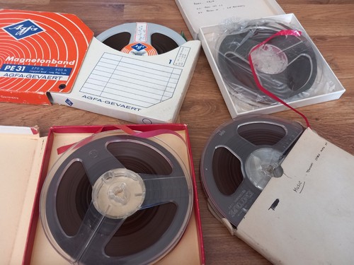 Vintage reel - 4, tapes