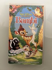 Bambi Walt Disney Classics VHS