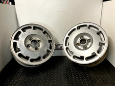 Volkswagen VW Golf Mk 1 2 Set Of 2 Silver Pirelli P Slot Alloy Wheel 171601025AA