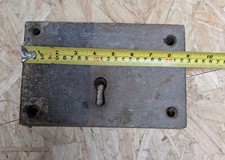 Vintage old Antique Wood Wooden Rim Lock old England for Restoration