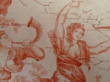 Vintage Toile de Jouy fabric