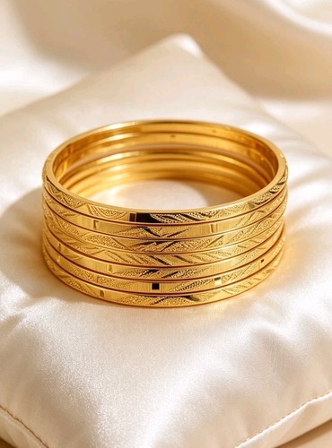 Ethnic bangles 22k gold - bangles,