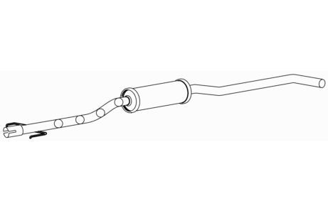 Quality centre exhaust middle - quality,