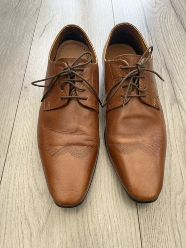 Red herring mens brogue tan - herring,