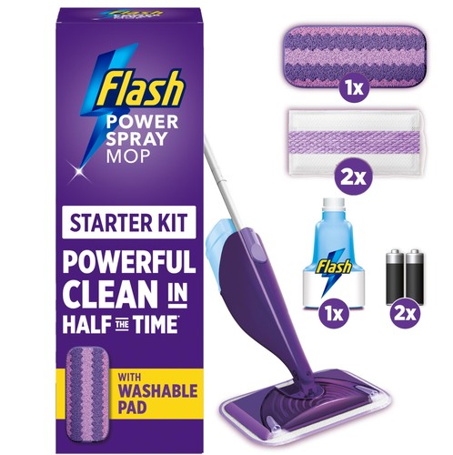 Flash power spray mop - spray,