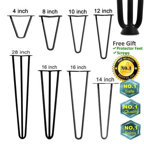 Premium hairpin table legs - 4,