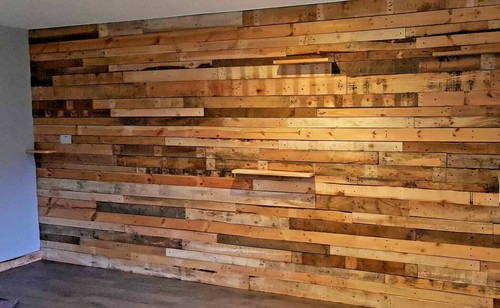 Reclaimed pallet wood - reclaimed,