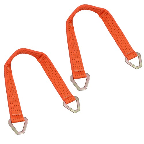 Axle recovery winch strap - recovery,