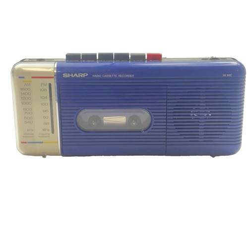 Vintage sharp radio - qt-v5(bl),