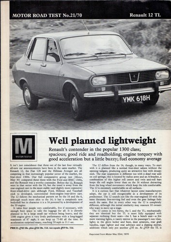 Renault saloon road - tl, test