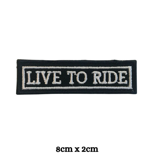Live ride biker - to, badge