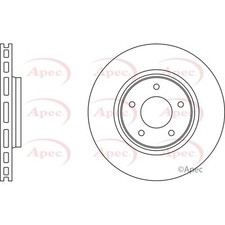 2x Brake Discs Vented For