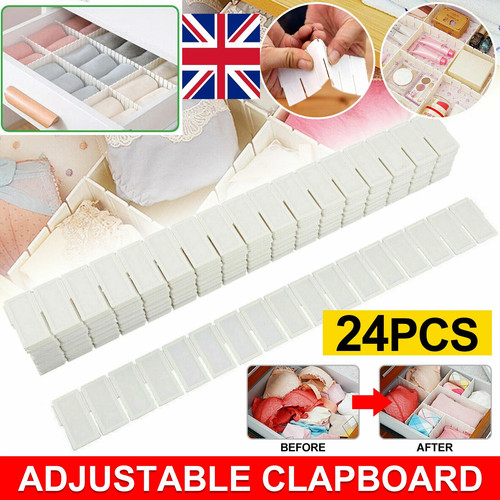 24x adjustable plastic drawer - 24x,