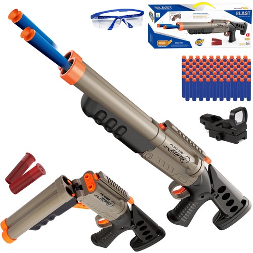 Double barrel shotgun toy - double,