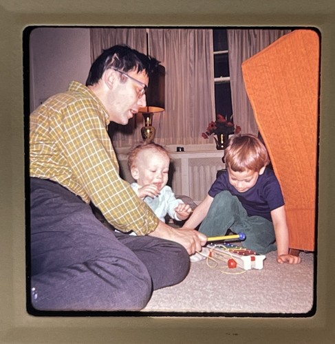 Dad kids playing - dad, &