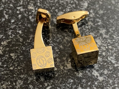 Rare cartier cufflinks cube - cartier,