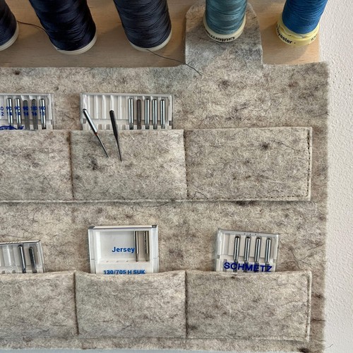 Sewing machine needle storage - machine,