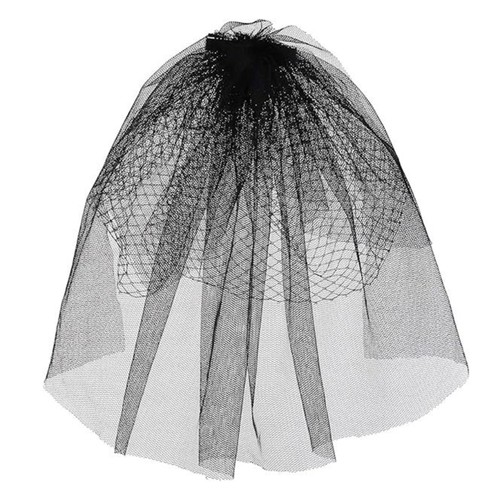 Mesh birdcage bridal veil - bridal,