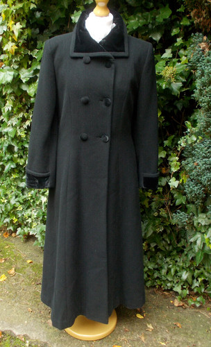 Nuage black wool - black,