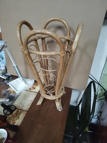 Mid century bamboo - century, stand