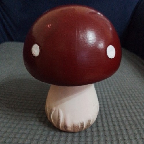 Ceramic toadstool - ceramic,