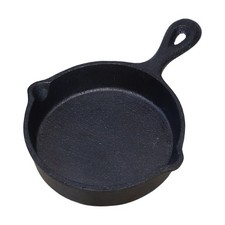 Cast Iron Skillet Frying Pan Premium Pre-Seasoned Griddle BBQ by Buckingham