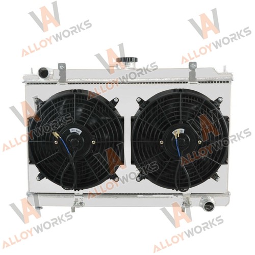 Row radiator shroud fan - radiator+shroud,