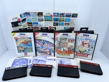 4 Sega Master System Games -