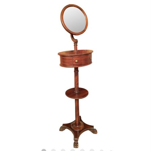 Vintage oak shaving stand - oak,