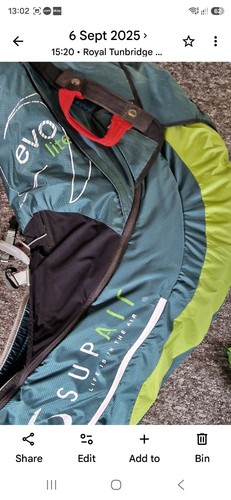 Paraglider harness sup - paraglider,