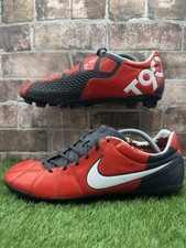 Nike Total 90 Laser III Elite 407475-611 FG Football Boots Men's Size UK 11 Red