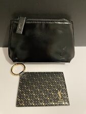 YSL Beaute Mirror Keyring Accessory & Small Pouch New