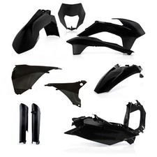 KTM 2014 2015 EXC EXC-F XC-W XCF-W 125 250 300 350 450 500 Black Plastics Kit
