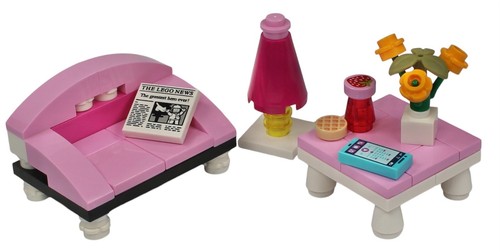Lego sofa with - lego, table