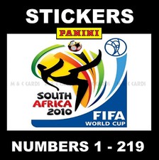 Panini 2010 World Cup stickers