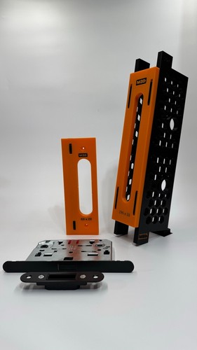 Door lock template latch jig - door,