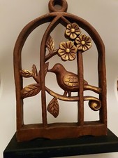 Large Decorative Bird In Cage
