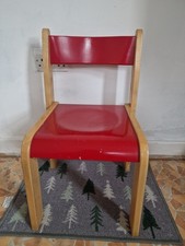 Ikea Child Wooden Chair + grey